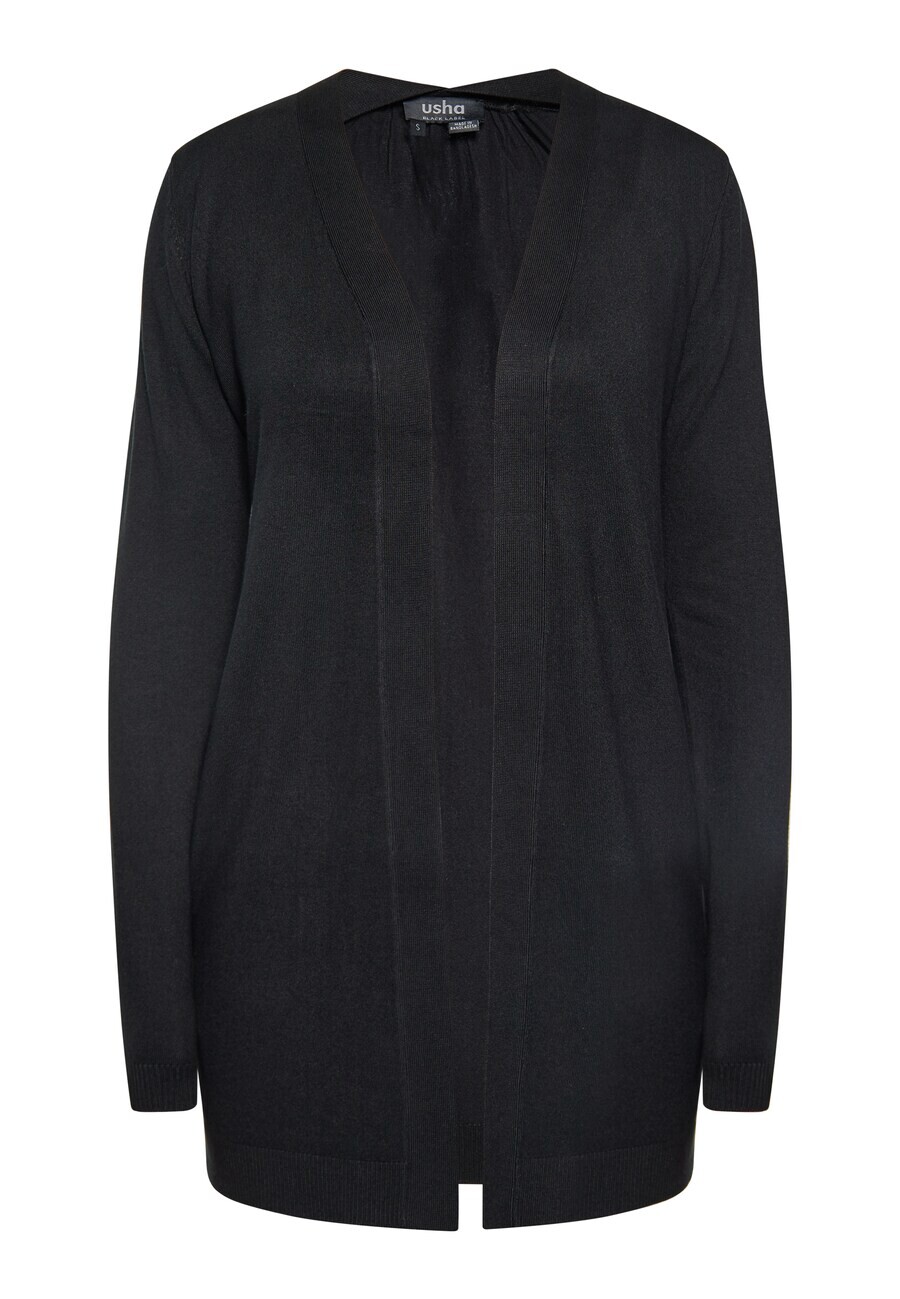 

Вязаный кардиган usha BLACK LABEL Knit Cardigan, черный