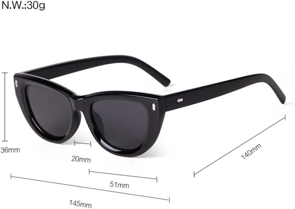 

Модные маленькие солнцезащитные очки в черной оправе «кошачий глаз» для женщин, ретро-дизайн, солнцезащитные очки для мужчин и для путешествий UJNHGQ, C5