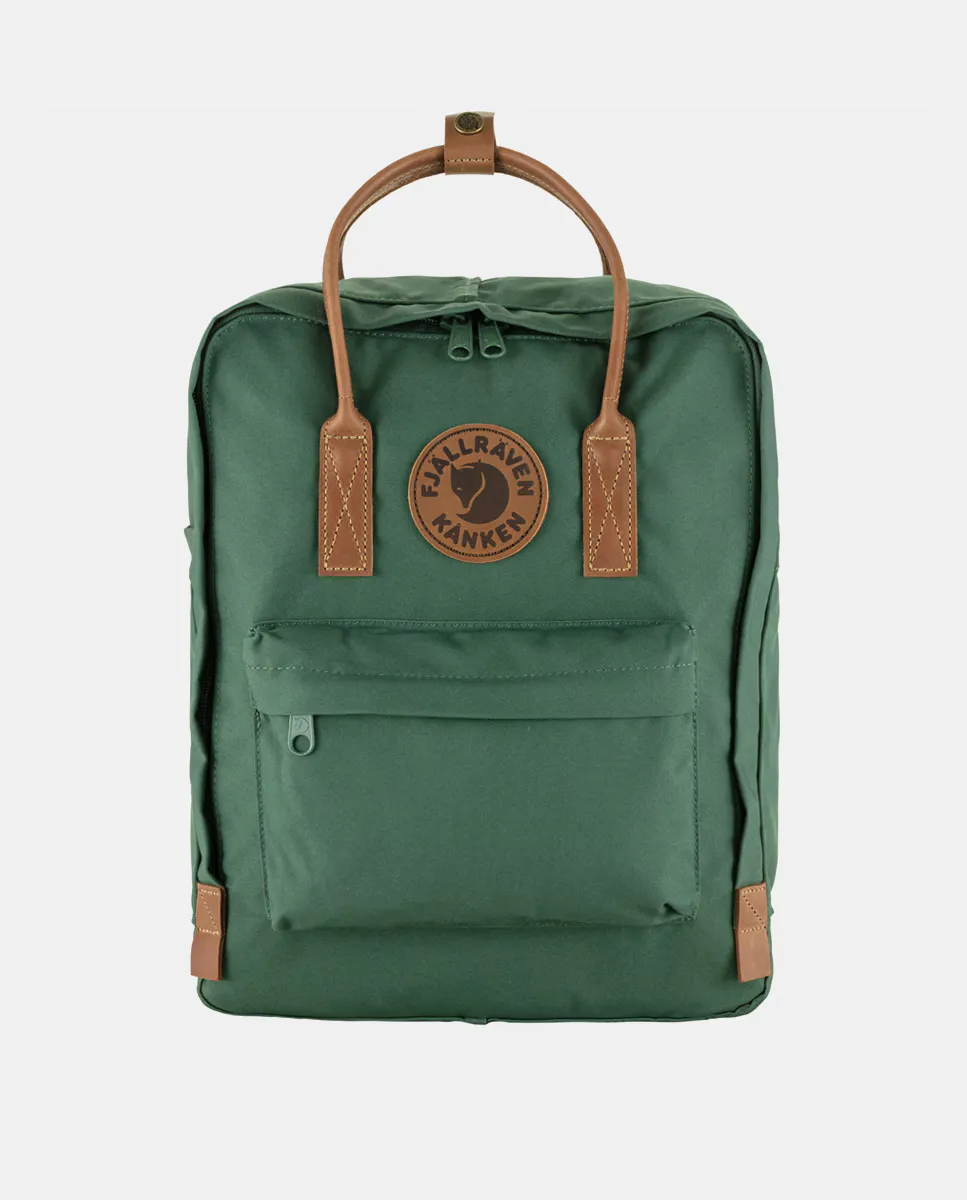 

Зеленый рюкзак Kanken No.2 на молнии Fjällräven, зеленый