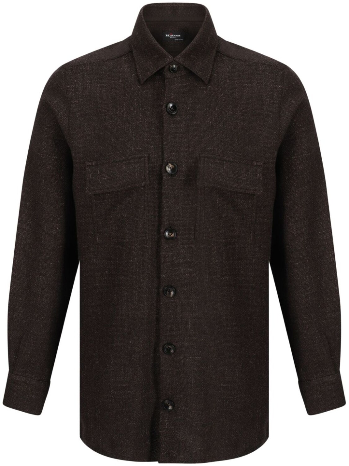 

Рубашка Kiton букле, коричневый