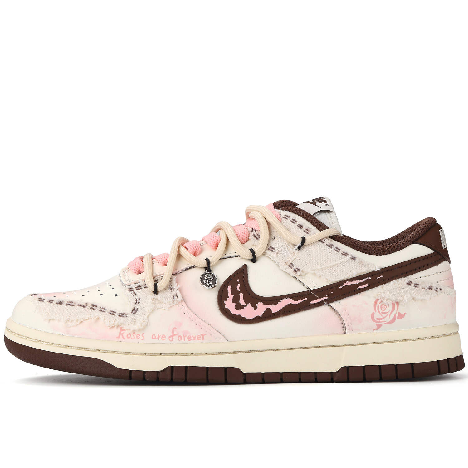 

Кроссовки Nike Dunk Skateboarding Shoes Women's Low-top, розовый