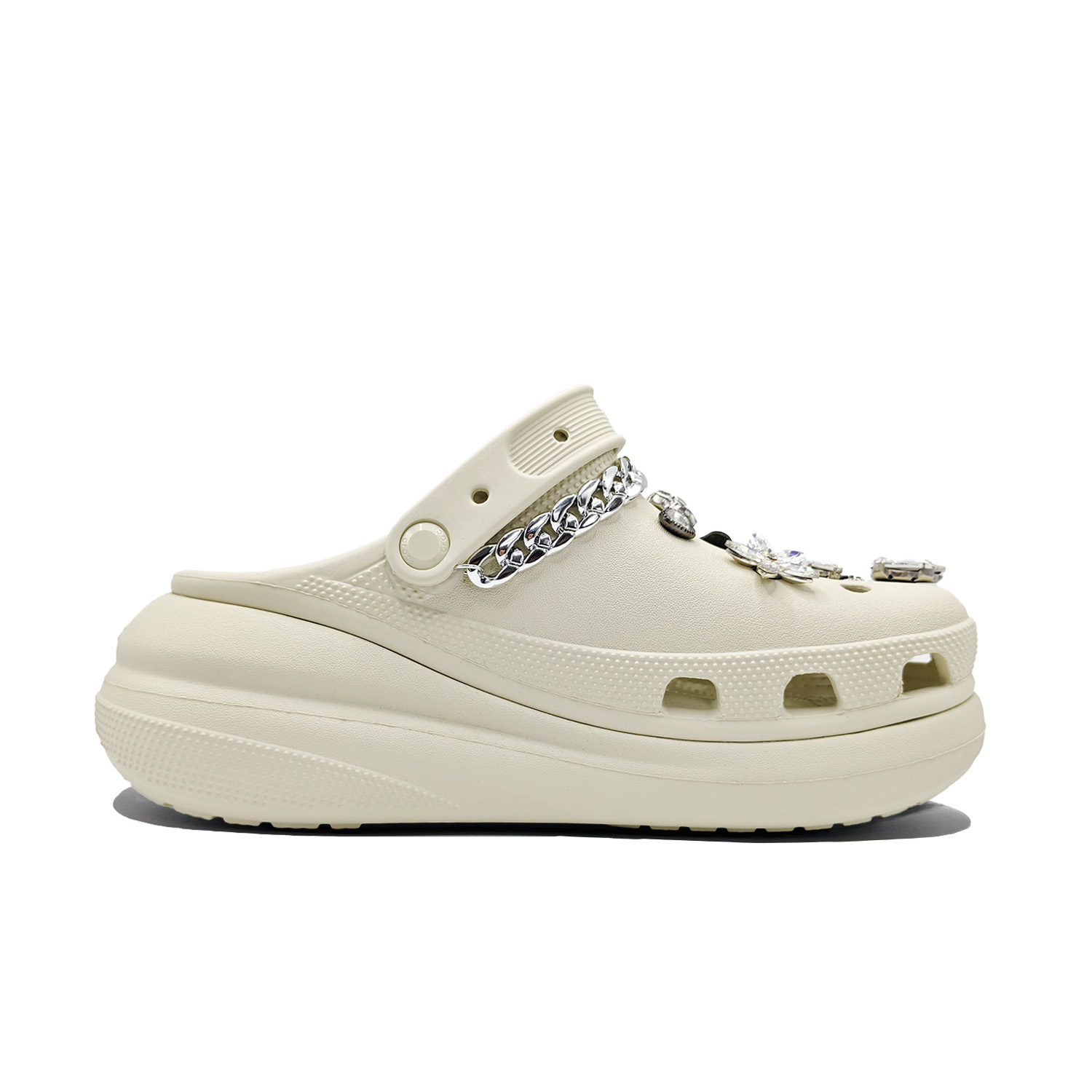 Crocs Кроссовки Crush Clog для женщин в цвете костяной белый, цвет Bone White — фото 2