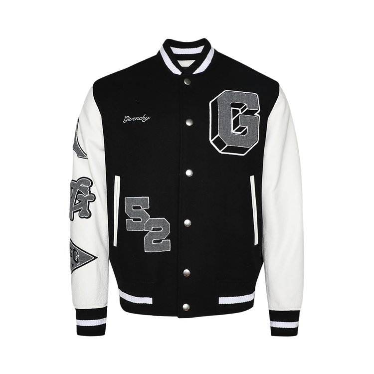 

Куртка Givenchy Logo Embroidered Bomber Jacket, черный