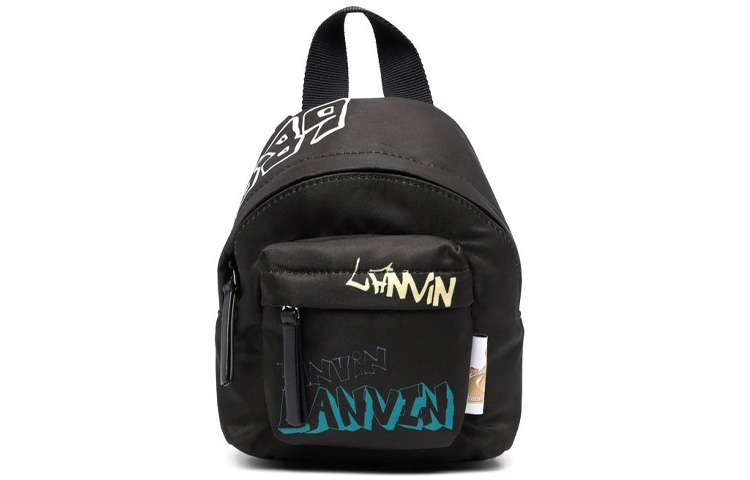 

Lanvin Мужской мини-рюкзак из полиэстера, черный
