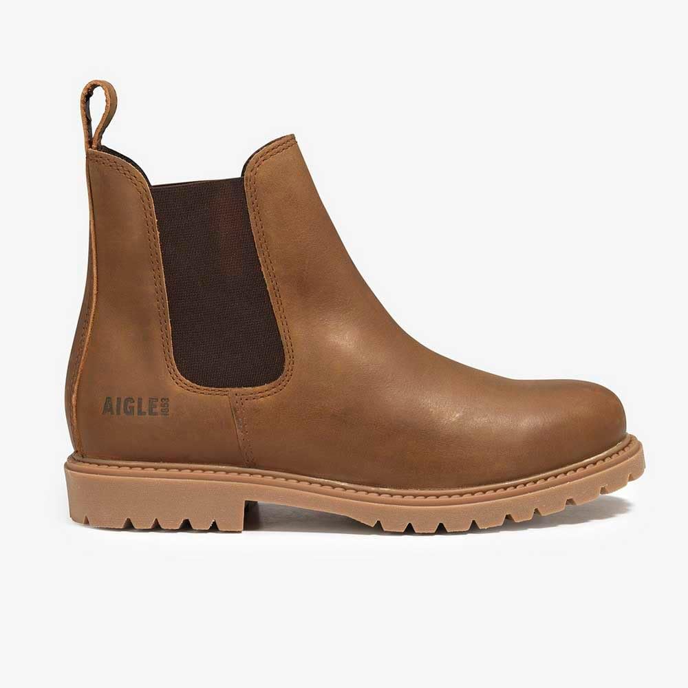 Мужские классические ботинки челси Aigle, коричневый — фото 3