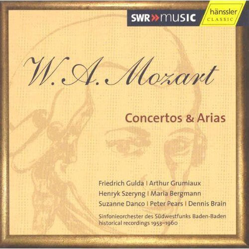 

CD диск Mozart / Gulda / Bergmann / Szeryng / Danco / Pear: Concertos & Arias