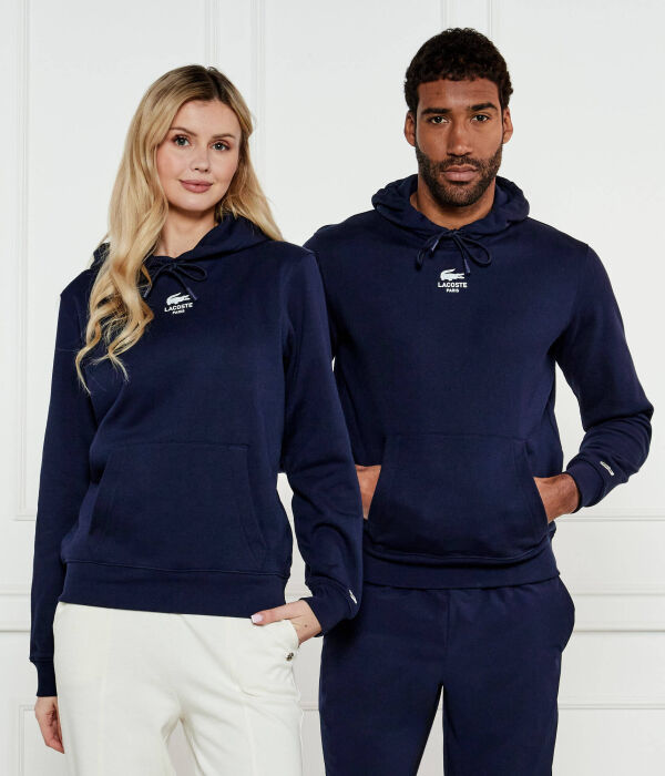 

Толстовка унисекс Lacoste с логотипом бренда, синий