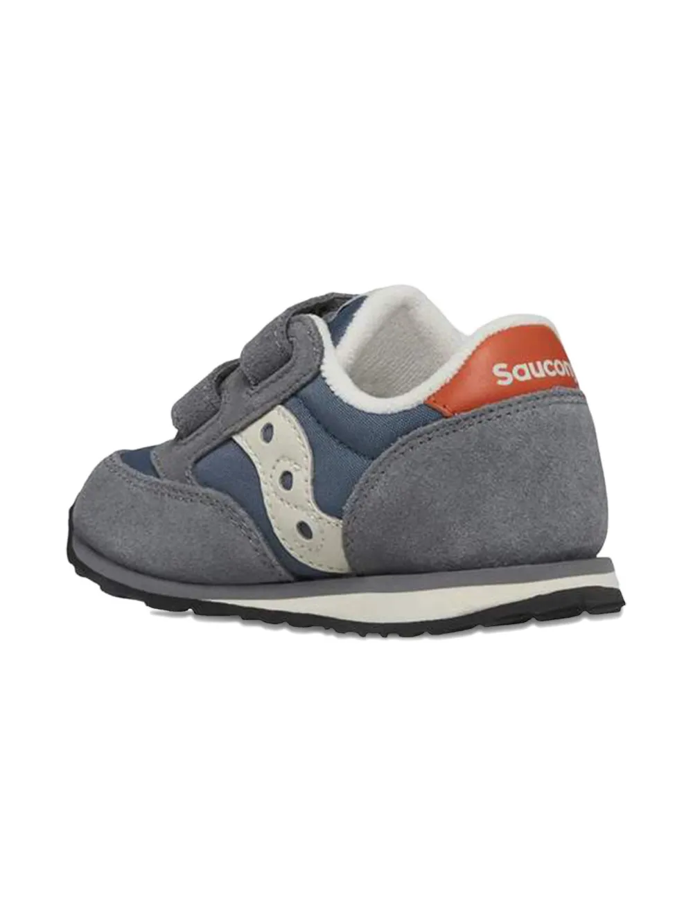 Кроссовки Baby Jazz на липучках Saucony Kids, серый — фото 2