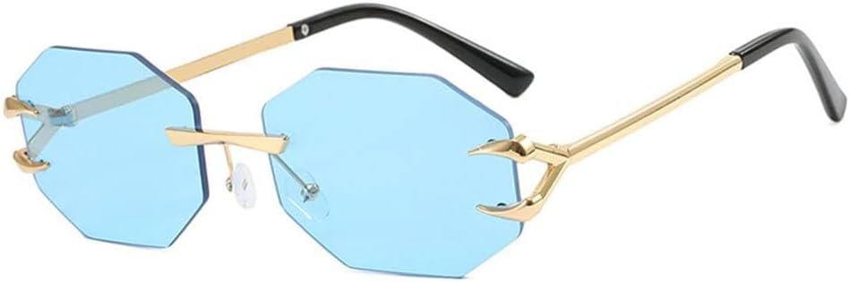 

Женские солнцезащитные очки с солнцезащитным козырьком и защитой от УФ-излучения, модные в 2025 году. Для путешествий на открытом воздухе, уличного стиля и вождения PRSTNN, Blue