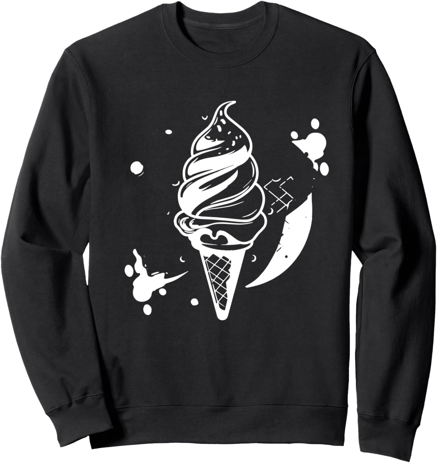 

Скетч мороженого, замороженный йогурт, толстовка Funny Ice Cream Vendor Shirts And Gifts, черный