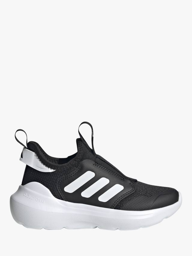 

Детские удобные ботинки Tensaur без шнурков adidas, Black/White