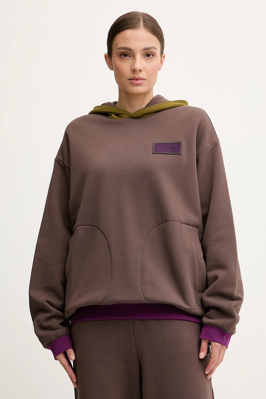 

Двусторонняя толстовка Ea7 Emporio Armani, коричневый