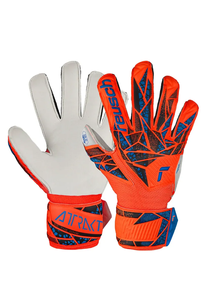 

Вратарские перчатки Reusch "Finger Support Junior", расширенного кроя, синий