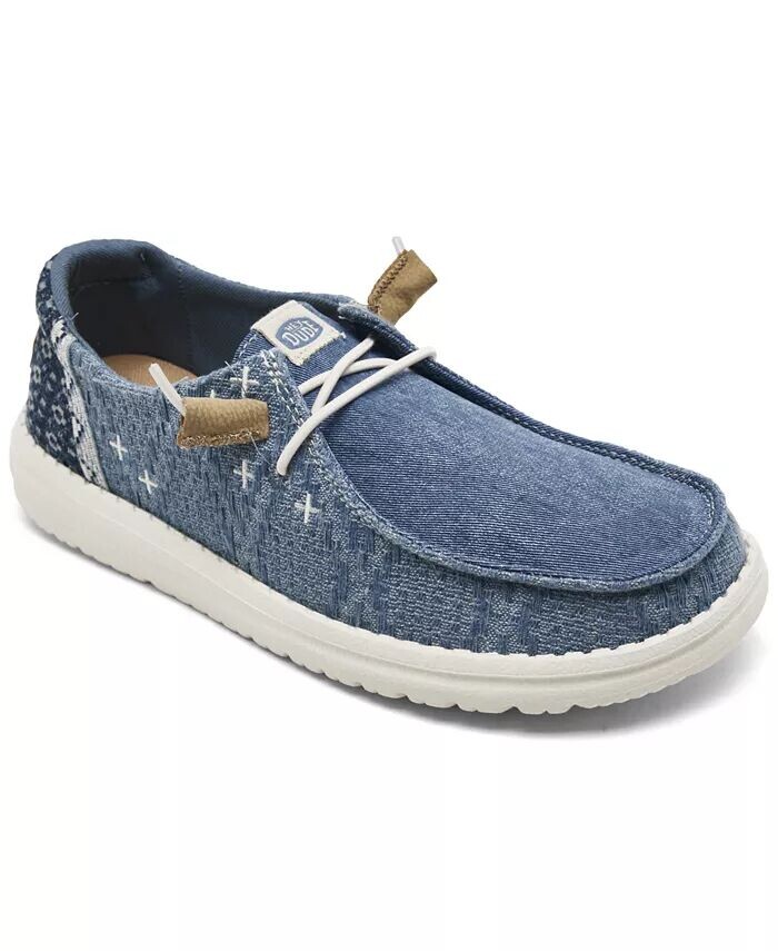 

Женские повседневные мокасины Wendy Crafted Boho от Finish Line Hey Dude, синий