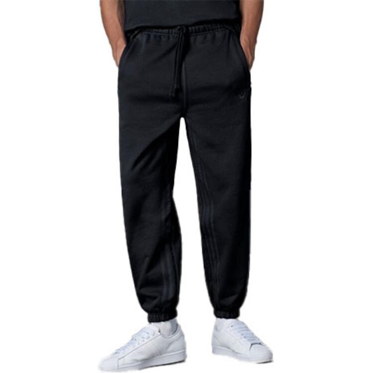 Adidas Originals Мужские трикотажные спортивные штаны, цвет Black — фото 4