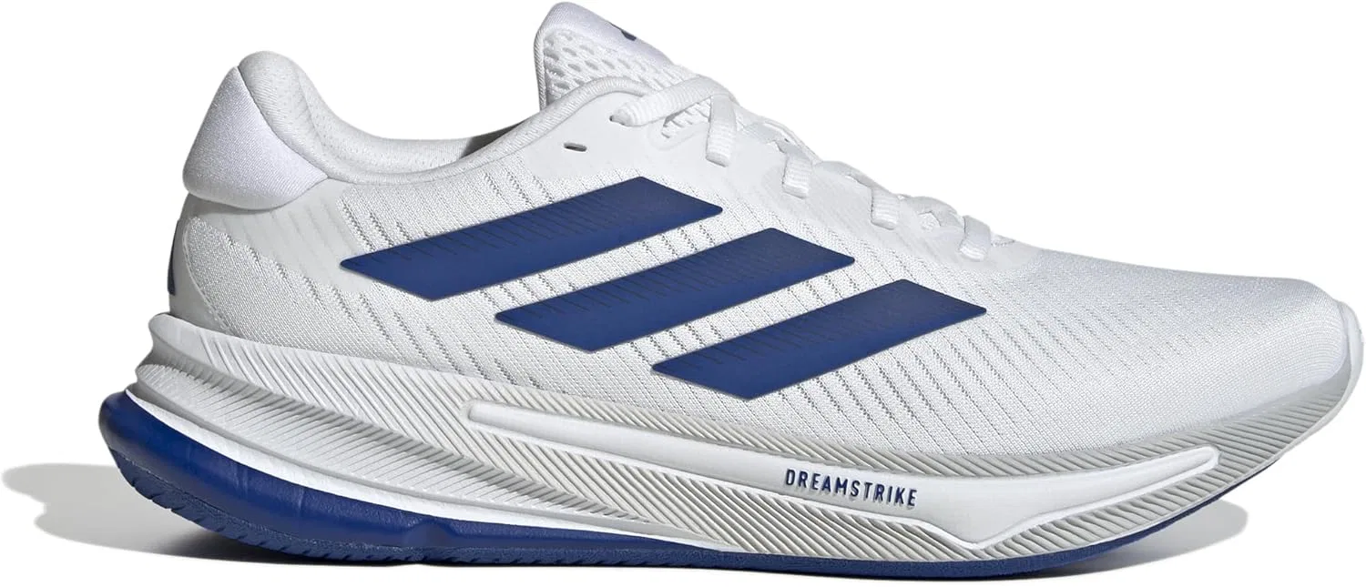 Мужские беговые кроссовки Adidas Supernova Ease, Ftwr White Team Royal Blue Dash Grey — фото 2