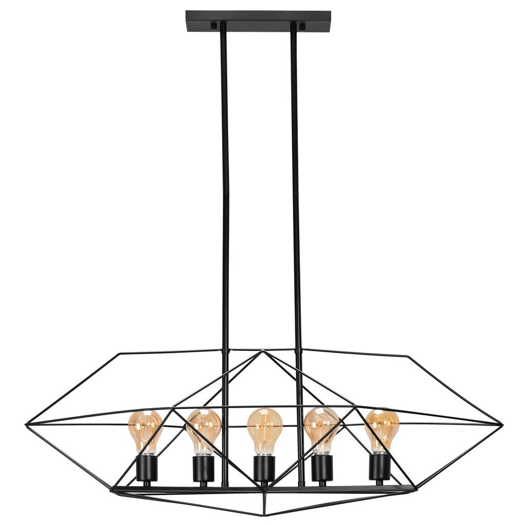 

Подвесной светильник Toollight App1037-5Cp, черный, 5 источников света E27, 29X82X88см Toolight