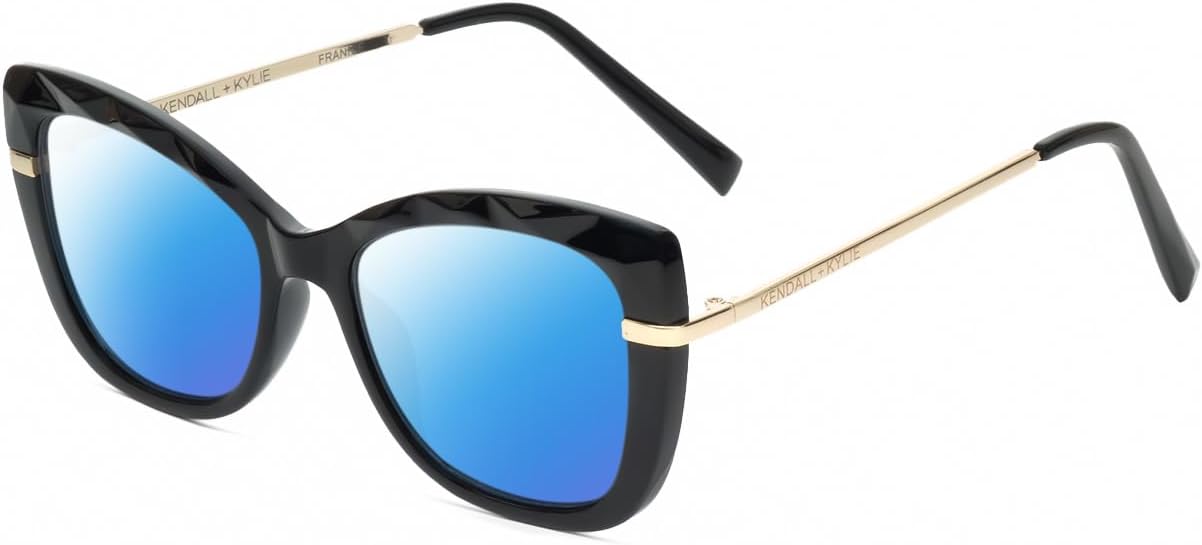 

Солнцезащитные очки Calabria K+K FRANNIE «Кошачий глаз» с поляризацией, дизайнерские солнцезащитные очки для женщин, стильные и модные, с защитой от УФ-излучения, Gloss Black Gold