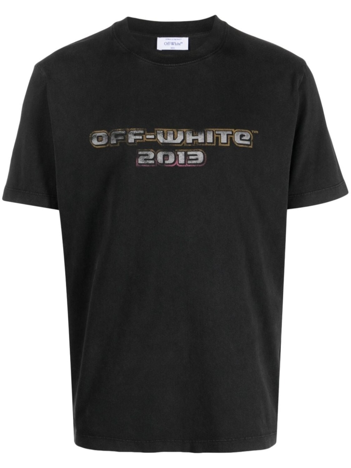 

Off-White футболка с логотипом, черный