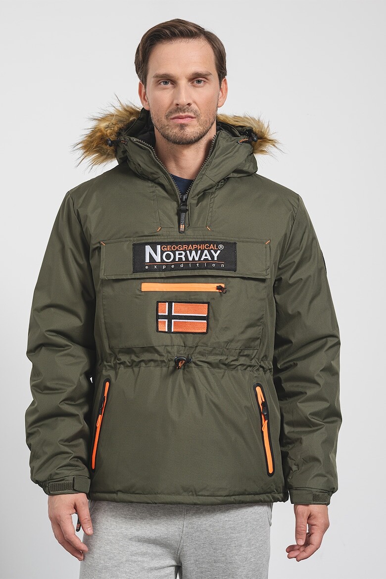 

Зимняя куртка Axpedition с капюшоном Geographical Norway, зеленый