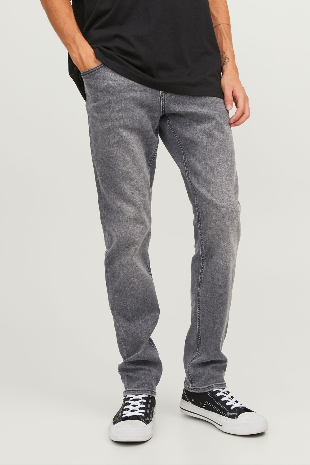

Джинсы Glen узкого кроя Jack & Jones, серый