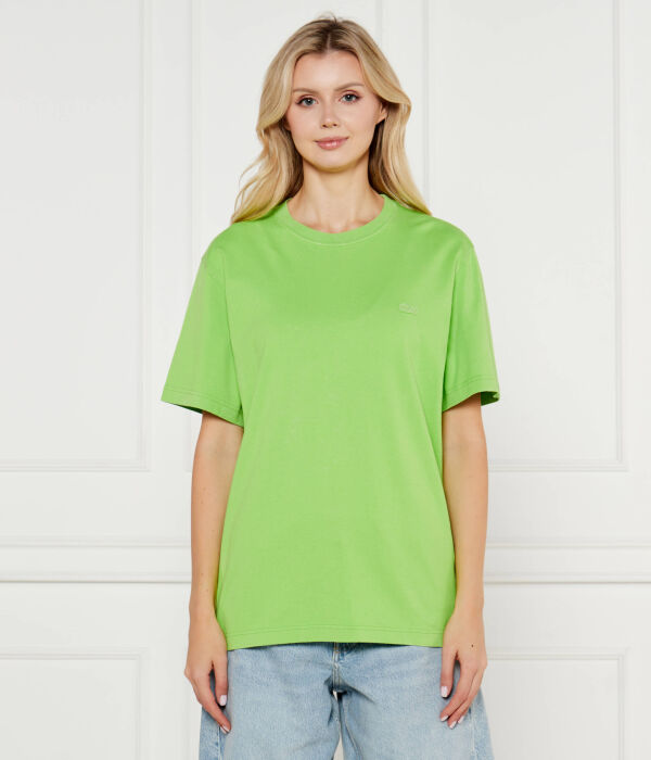 

Футболка женская Lacoste свободного кроя, зеленый