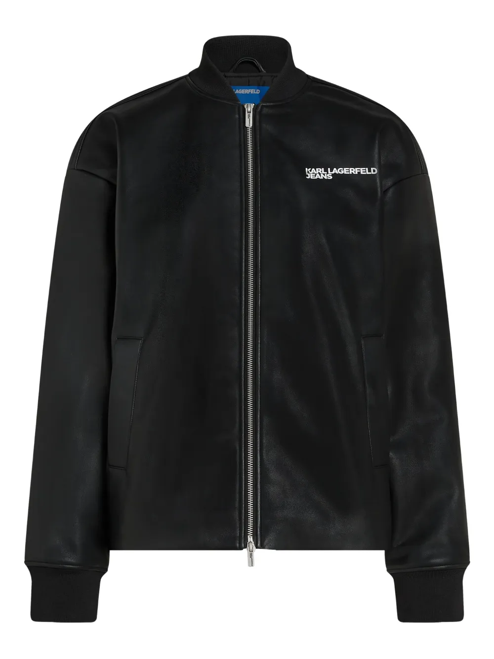 

Бомбер с логотипом Karl Lagerfeld Jeans, черный