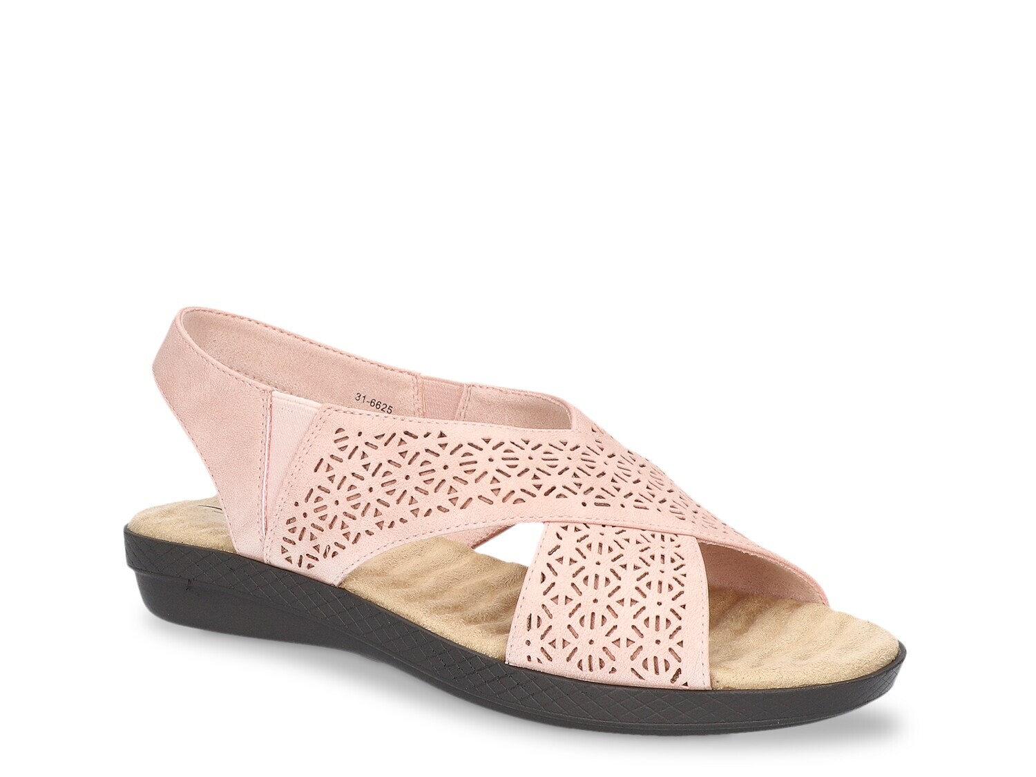 Сандалии Easy Street Claudia на танкетке, цвет Blush