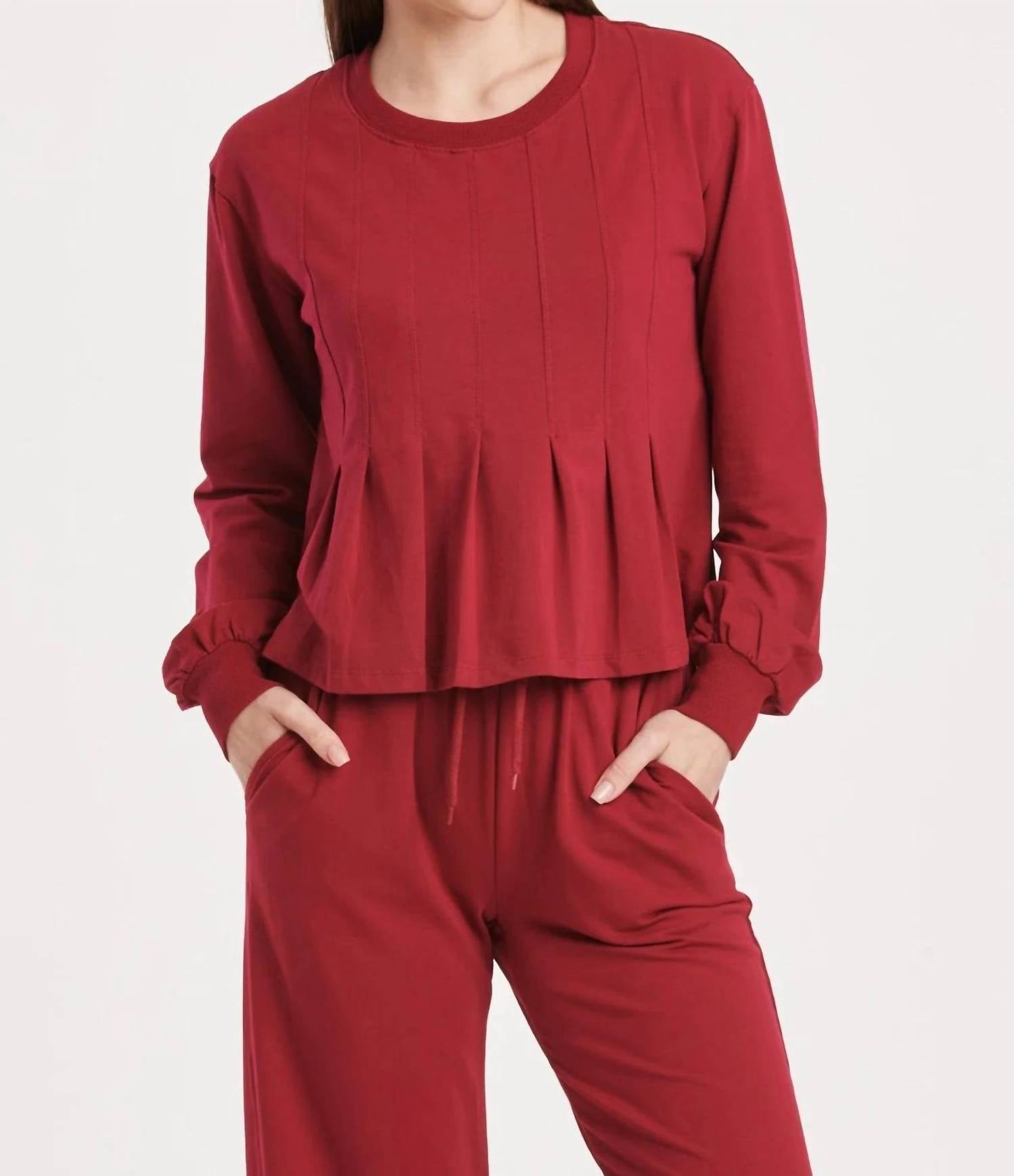 

Топ Dove Granada Peplum в красном цвете Another Love