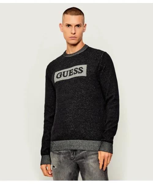 

Свитер Джека Regular fit Guess Jeans, черный