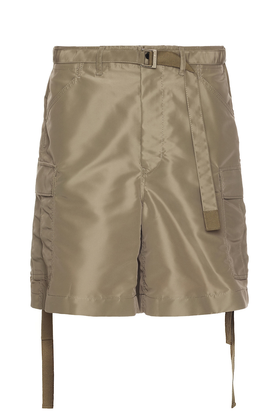 

Нейлоновые шорты твил Sacai, Taupe