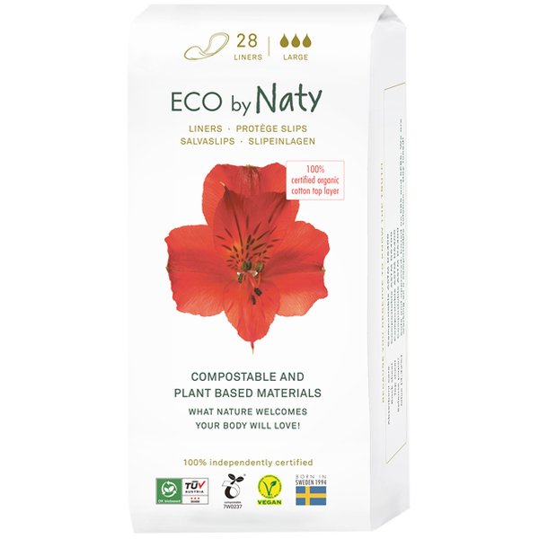 

Гигиенические прокладки, 28 шт./1 упаковка. Eco By Naty Large