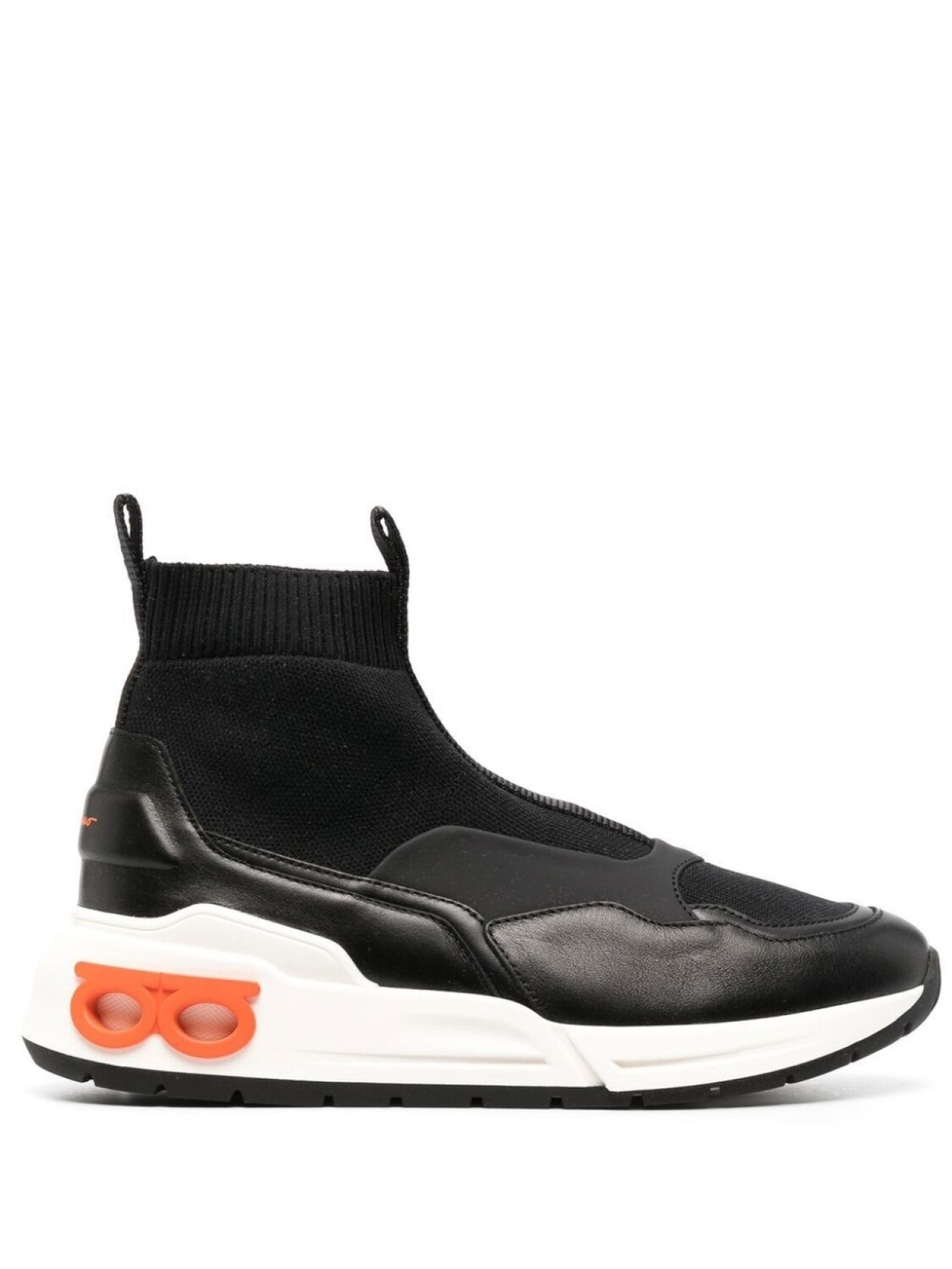 Ferragamo высокие кроссовки Cosma Sock, черный