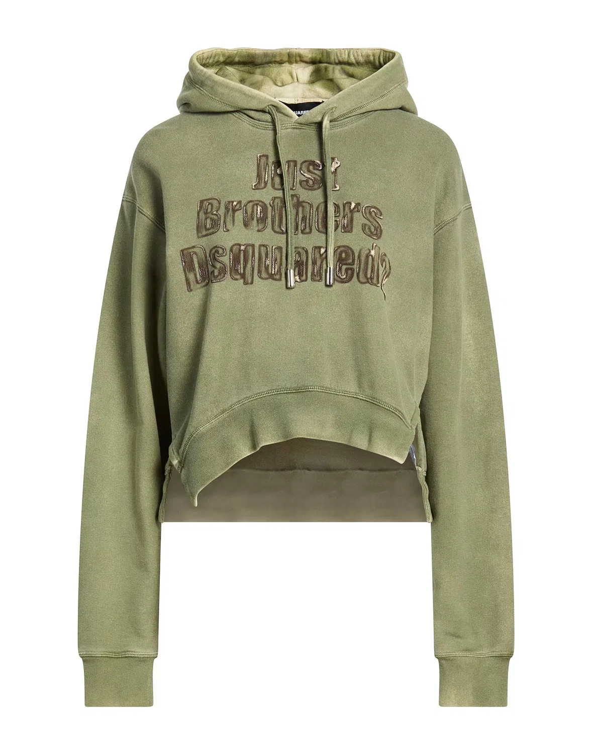 Свитшот с капюшоном DSQUARED2 Military Green