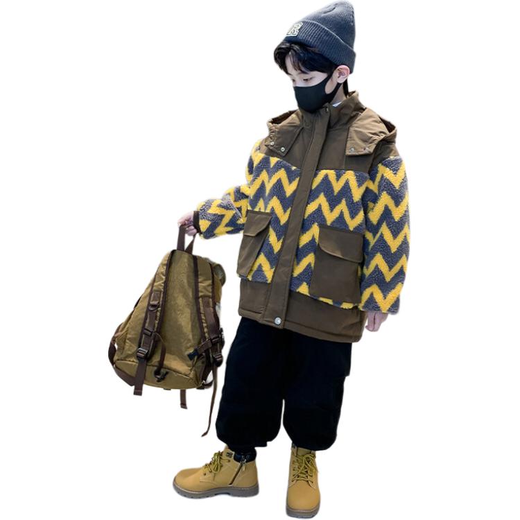 

Детская утепленная куртка с капюшоном PROTECTCAMEL, хаки