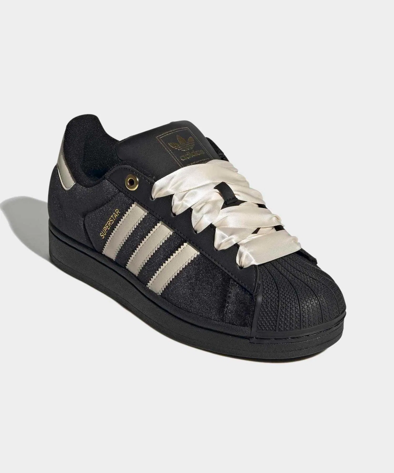 Мужские/женские кроссовки Superstar II adidas чёрные — фото 4