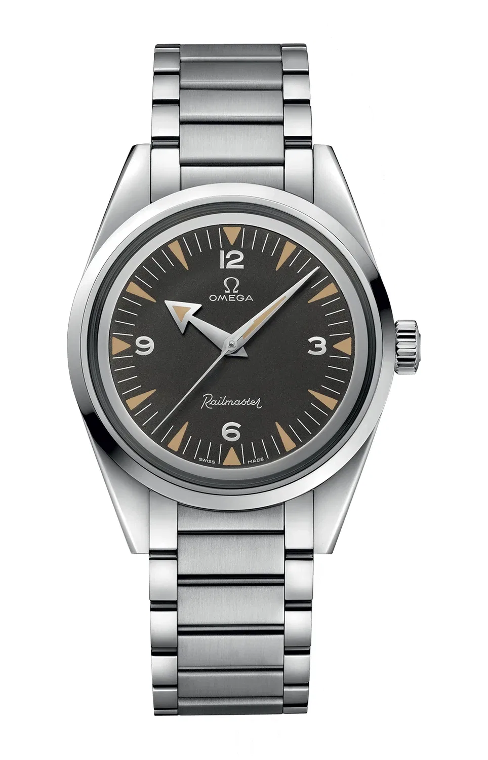 СИМАСТЕР РЭЙЛМАСТЕР OMEGA CO-AXIAL MASTER CHRONOMETER 38 ММ ТРИЛОГИЯ 1957 - 220.10.38.20.01.002, черный