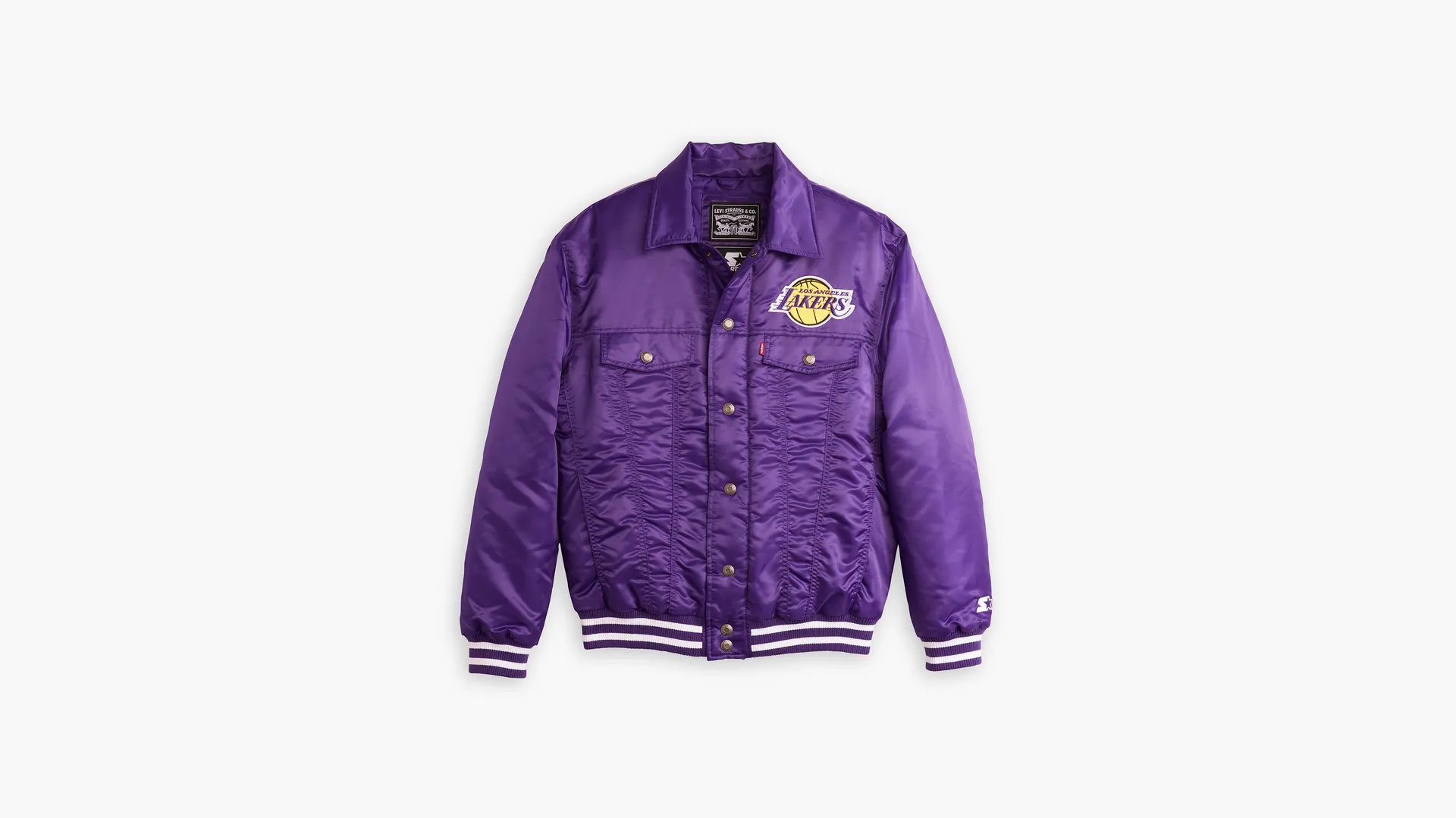 

Куртка Levi's x Starter Lakers, фиолетовый