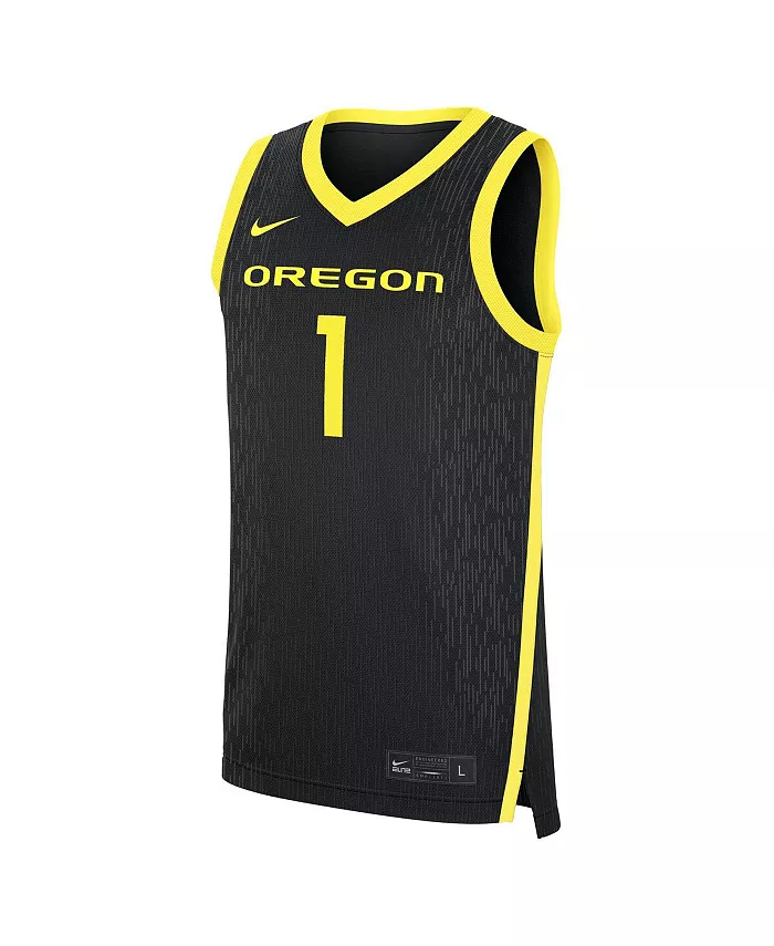 Мужская реплика альтернативной футболки Oregon Ducks, цвет: черный, модель: 1 Nike — фото 3