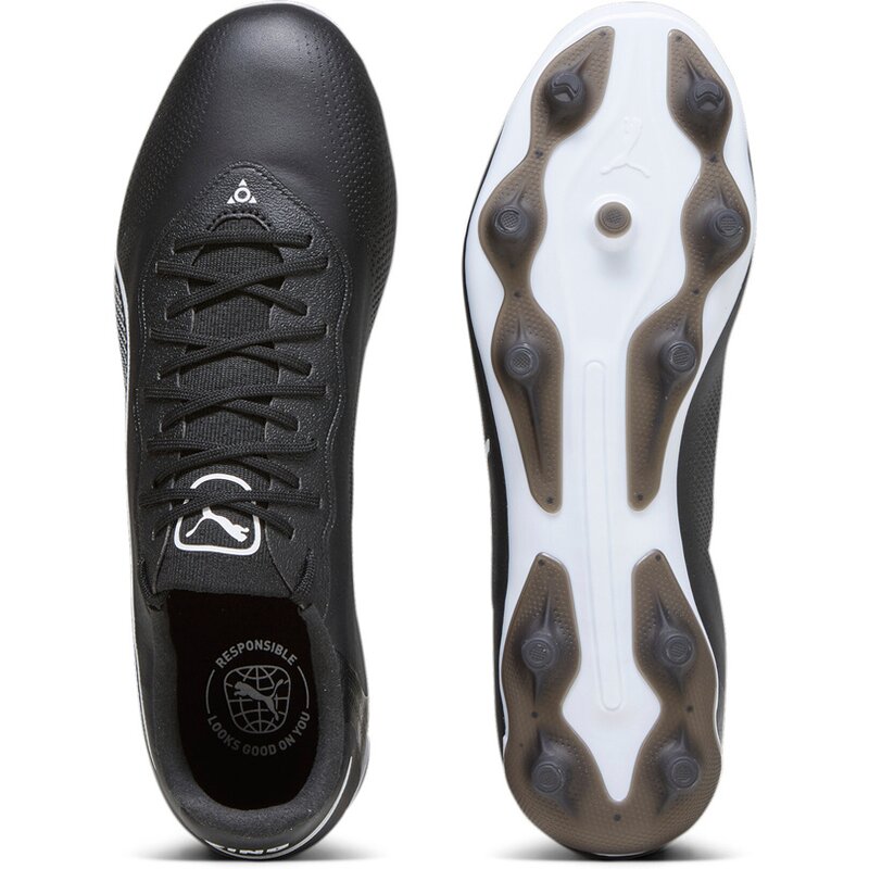 Футбольные бутсы для газона King Pro FG/AG Puma, черный — фото 2