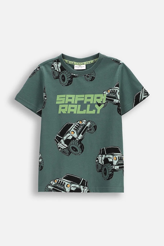 

Хлопковая футболка Coccodrillo, зеленый