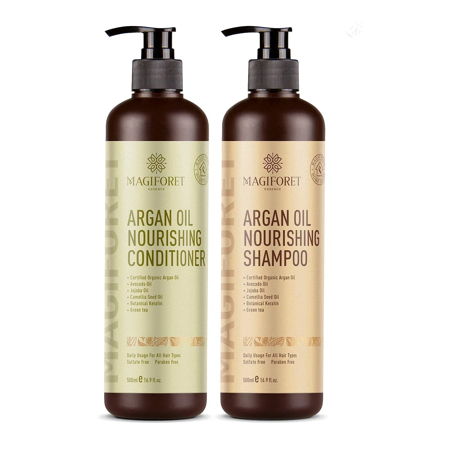 Набор шампуня и кондиционера MagiForet Organic с аргановым маслом (2 x 500 мл) Magiforet