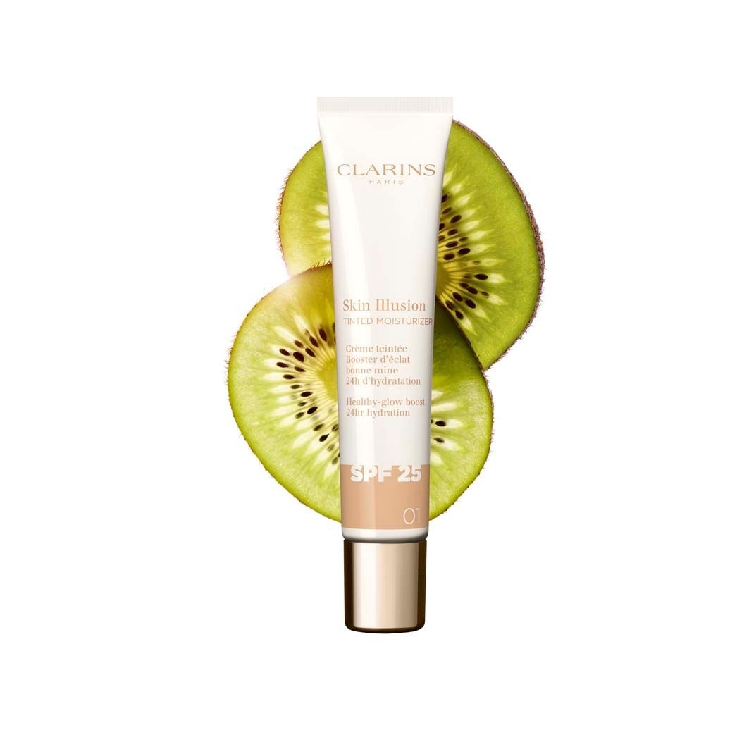 BB-крем skin illusion skin illusion tinted moisturizer spf25 Clarins, 01, объем 40 мл. — фото 2