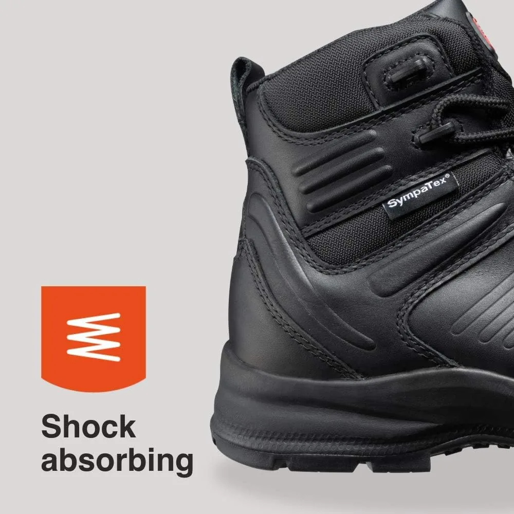 Тактические ботинки SAFETY JOGGER Tactical Armor O2 SRC WR F0 - это универсальные тактические ботинки средней высоты, черный — фото 3