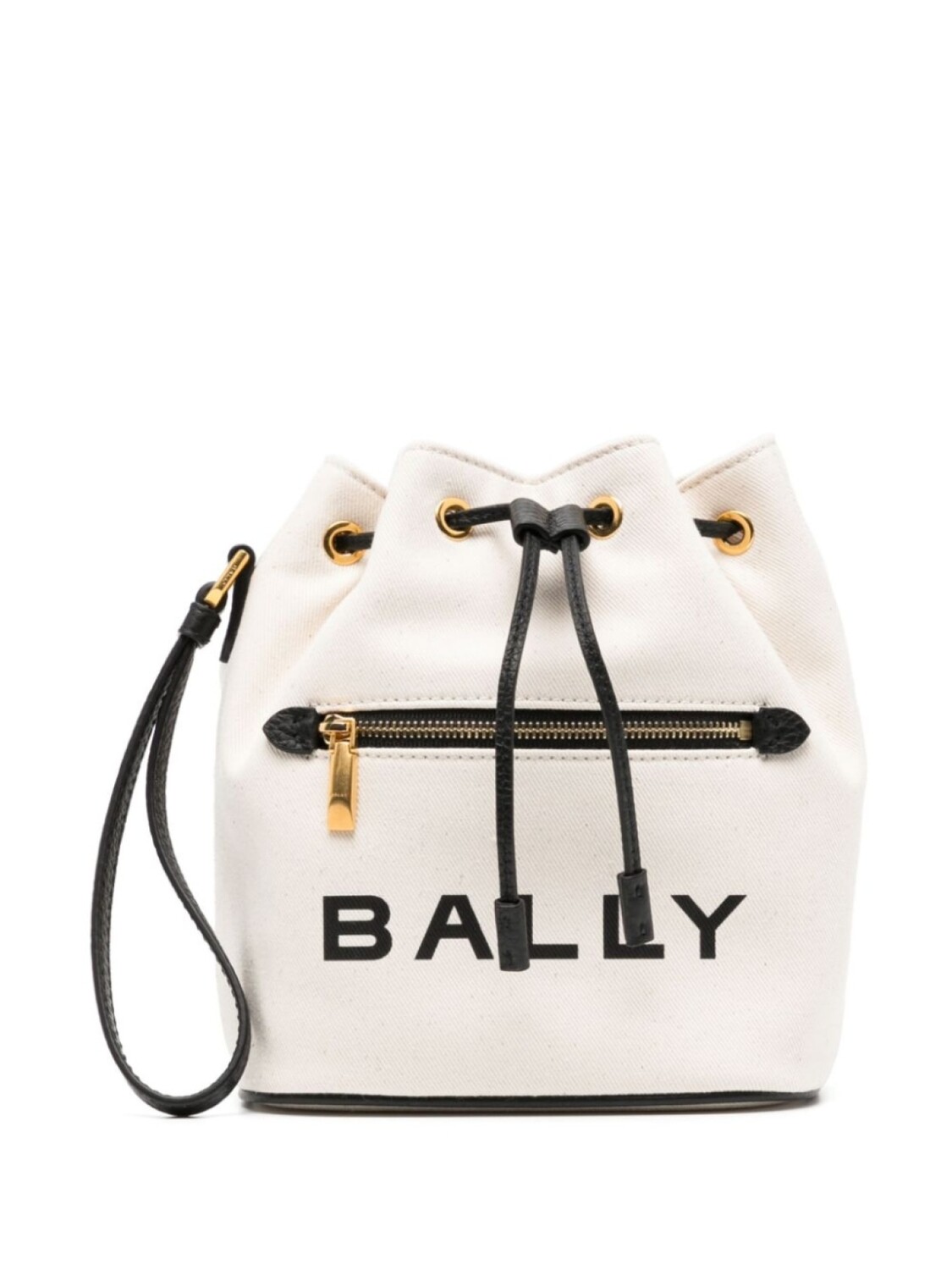 

Bally сумка-ведро Bar из канваса, белый