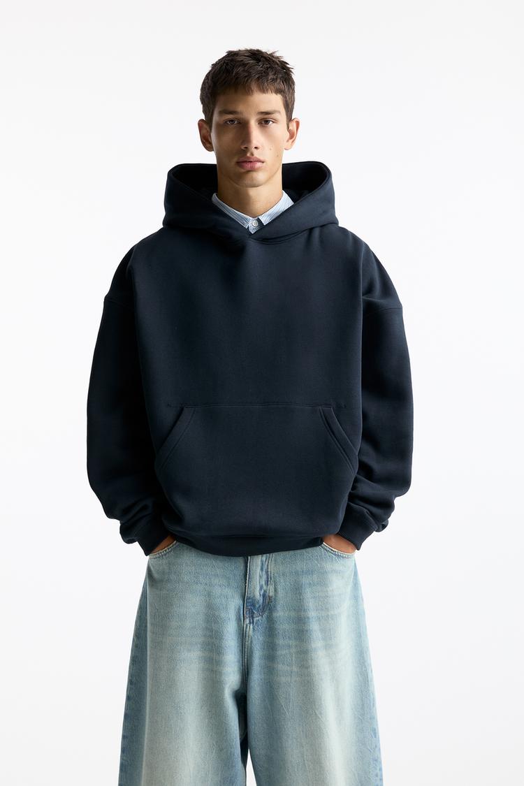

Толстовка свободного кроя Pull And Bear, синий