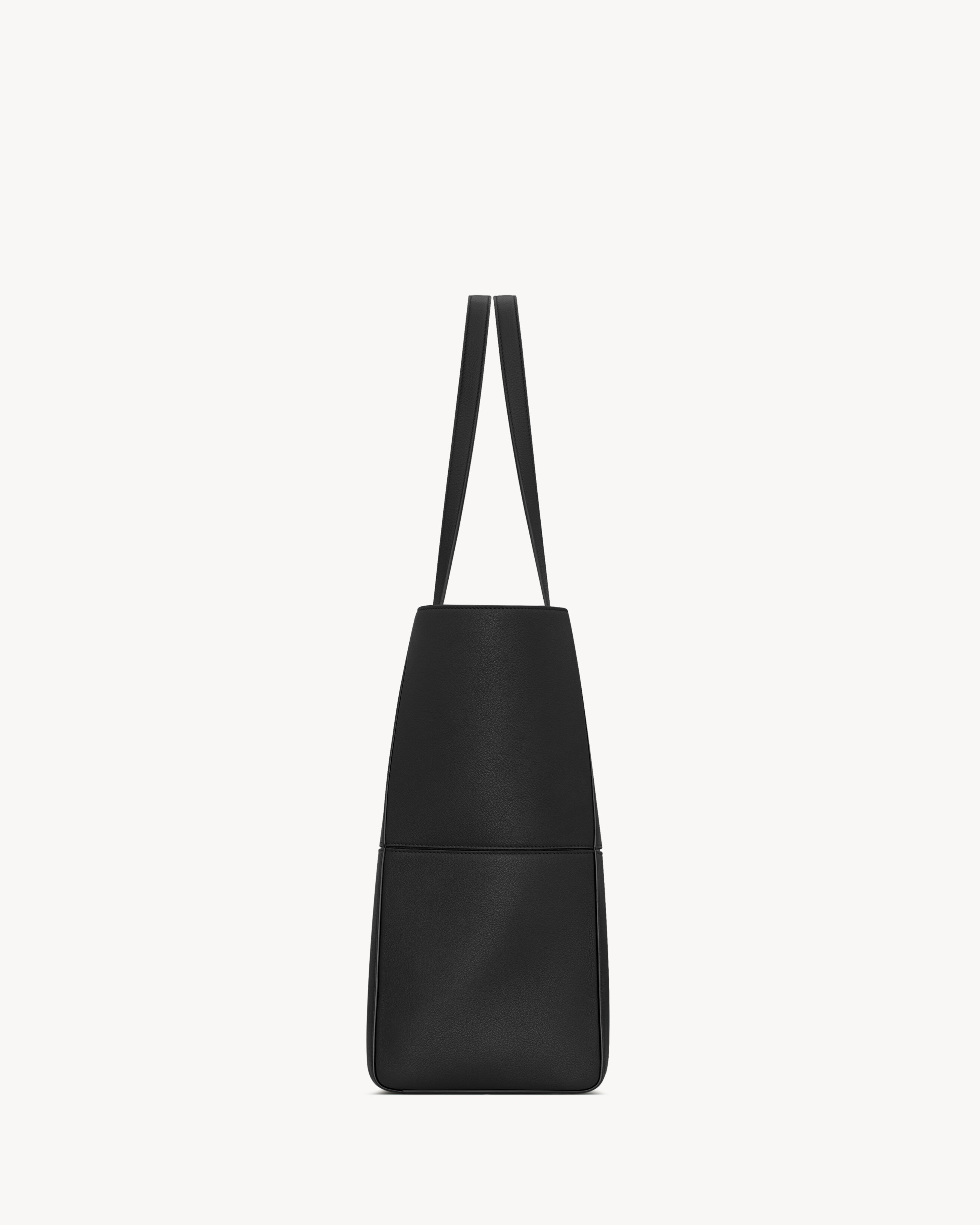 Сумка-тоут SAINT LAURENT PARIS 4 CARRE из кожи, оранжевый — фото 3