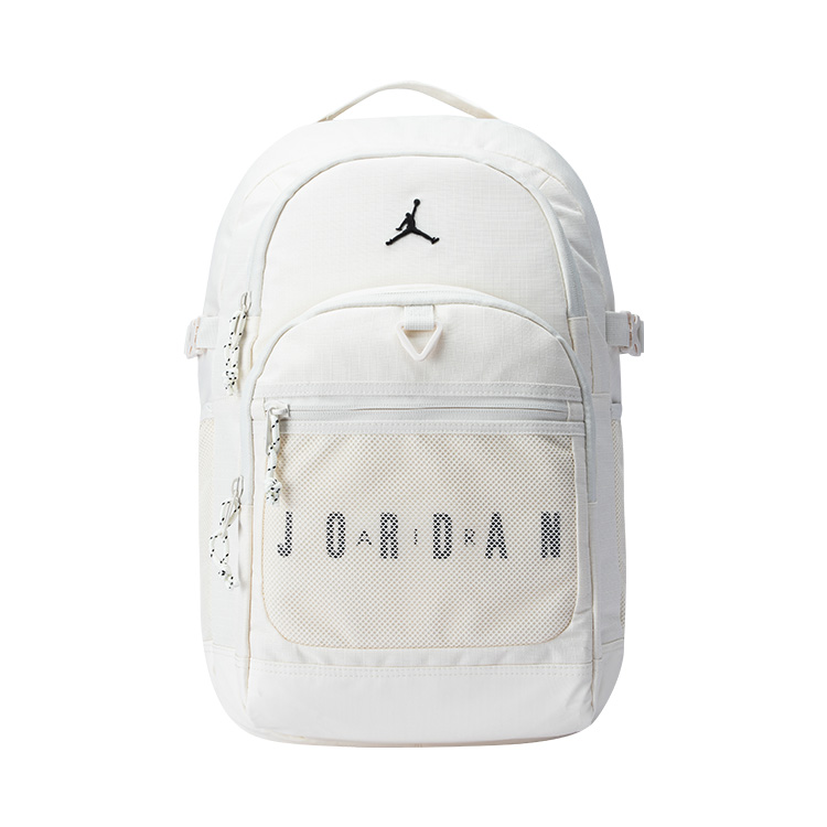 

Jordan Полиэстеровый рюкзак повседневный унисекс слоновая кость белый, Ivory White