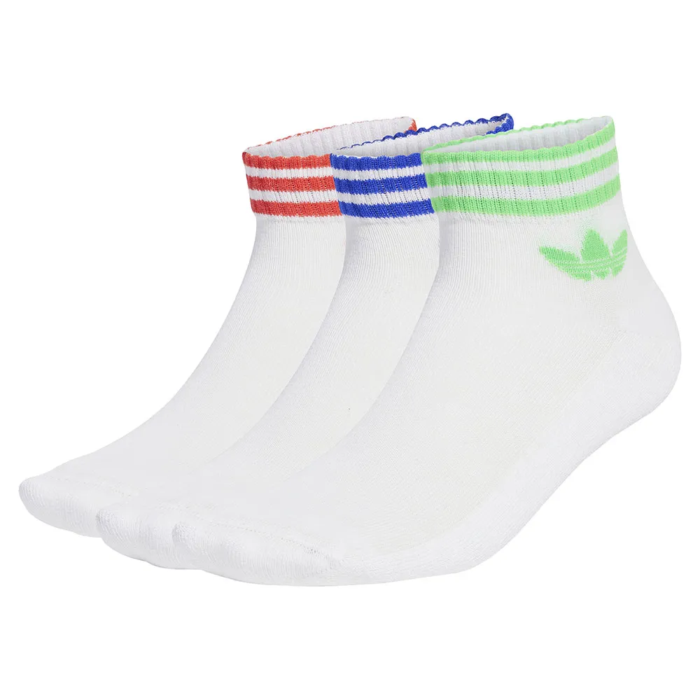 

Носки 3 шт adidas Originals 3 Stripes Ankle, белый