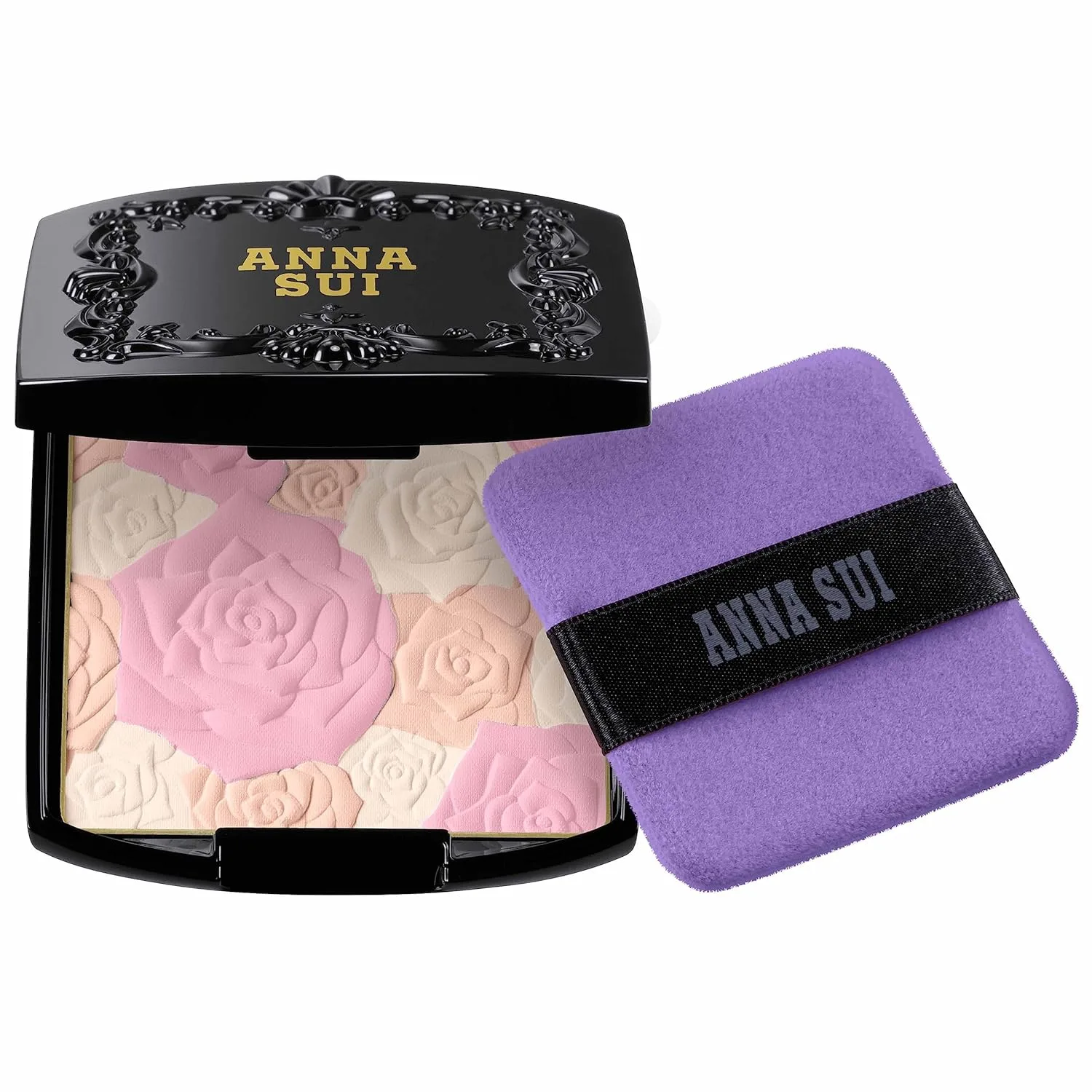 Прессованная пудра ANNA SUI Rose, Rose Pressed Powder 300 - Pink